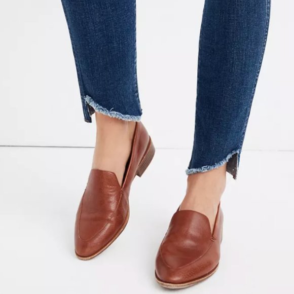 Madewell 10" High-Rise Skinny Jeans: Cutout Tulip Hem Edition Size 25 - Picture 4 of 8